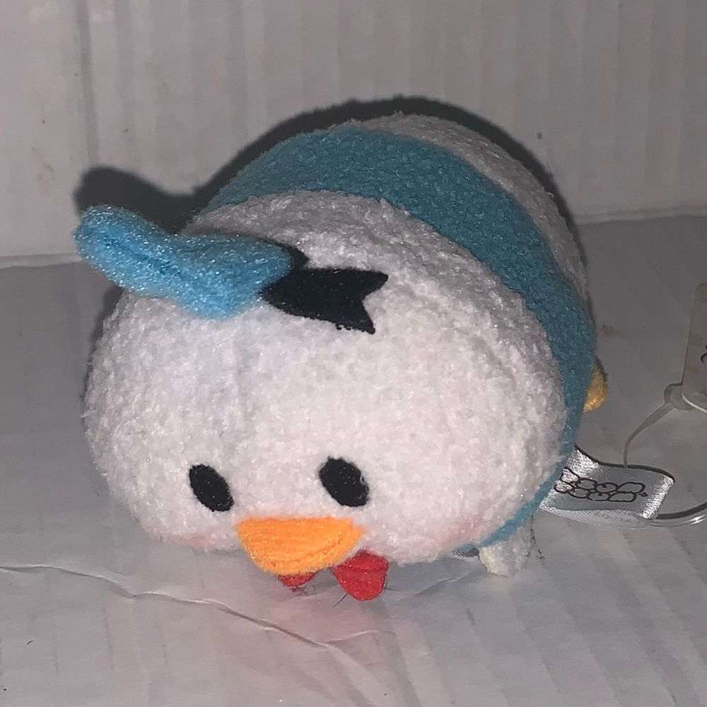 Disney Tsum Tsum Plush Toy - Blue, White, and Orange baby Donald Duck